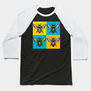 Pop Honey Bee Art - Cool Insect Baseball T-Shirt